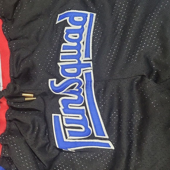 Vintage Jordan #23 Space Jam 1996 Tune Squad Drawstring Waist Basketball Shorts - Picture 3 of 12